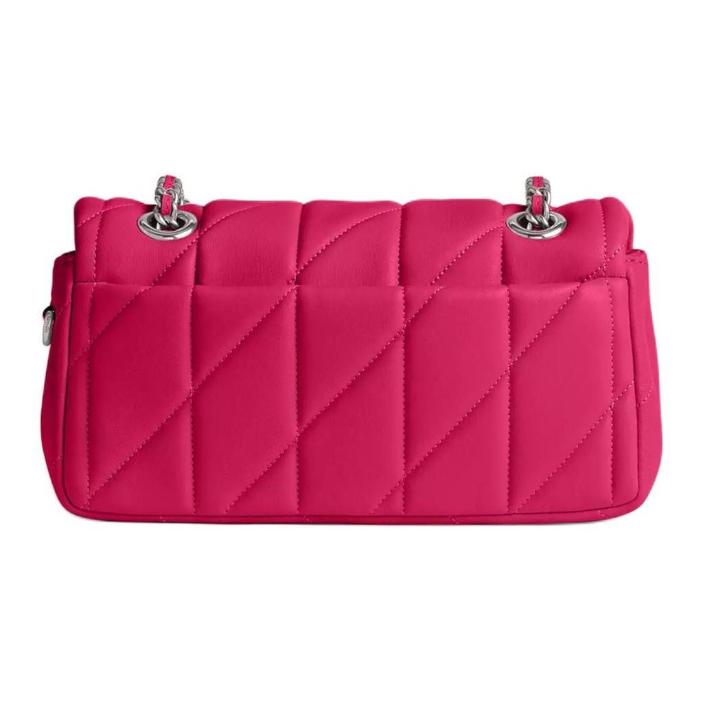 Coach Borsa a Tracolla Portatile in Pelle Nappa Tigrata, Borsa a Spalla Piccola da Donna CP145-LHX1C