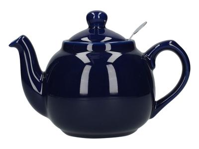 LONDON POTTERY Farmhouse Teapot, 2-Cup, Cobalt Blue, 580001