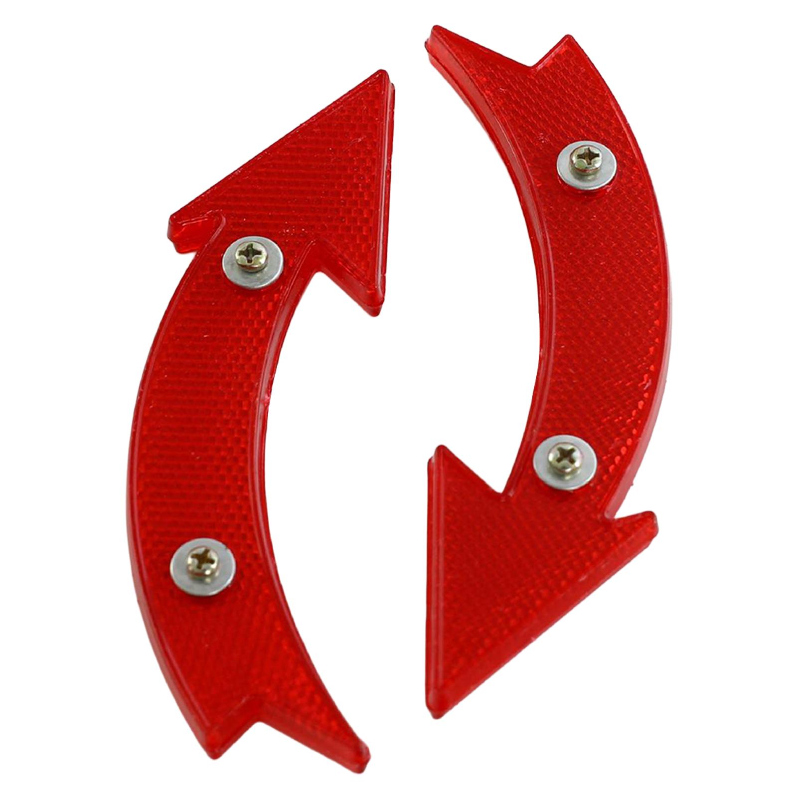 

Cycling Reflectors for Night Riding Safety Cycling Accessories Plastic Spoke Reflectors for Women Men Night Riding