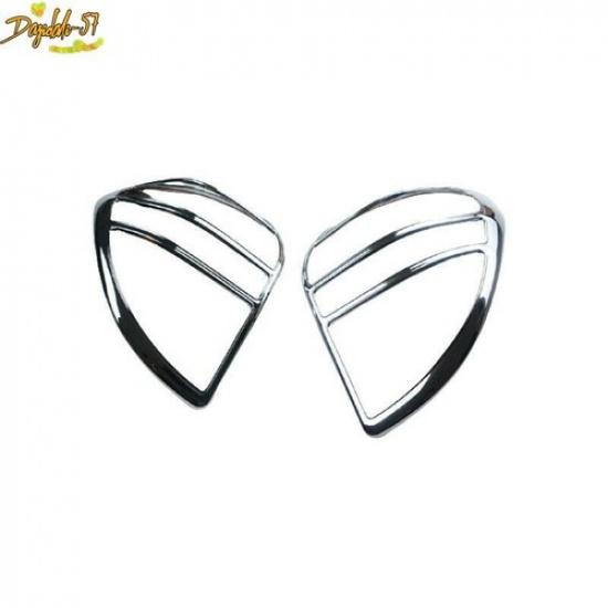 For Toyota RAV4 2009-2013 Chrome Exterior Rear Tail Light Lamp Frame Cover New