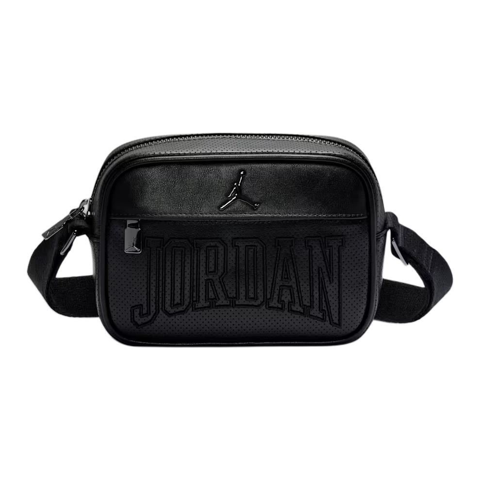 

Jordan 1.6L Perforated Solid Color Simple Durable PU Camera Crossbody Bag Unisex bags Black MA9189-023 Black