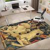 1pc Medieval Pastoral Magic Unicorn Carpet Rug for Living Room Bedroom Home Sofa Decoration,Kids play Non-slip Floor Mat