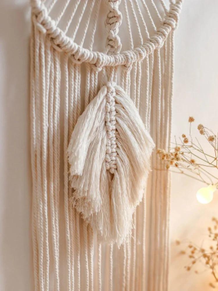 Macrame Dream Catcher Nordic Wall Tapestry Ramadan Home Decoration Eid Mubrack Room Bohemian Children's Nursery