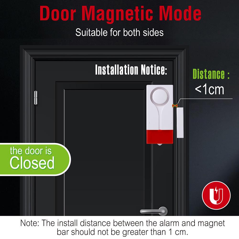 Wireless SF18C Sound & Light Door/Window Alarm with Remote Control