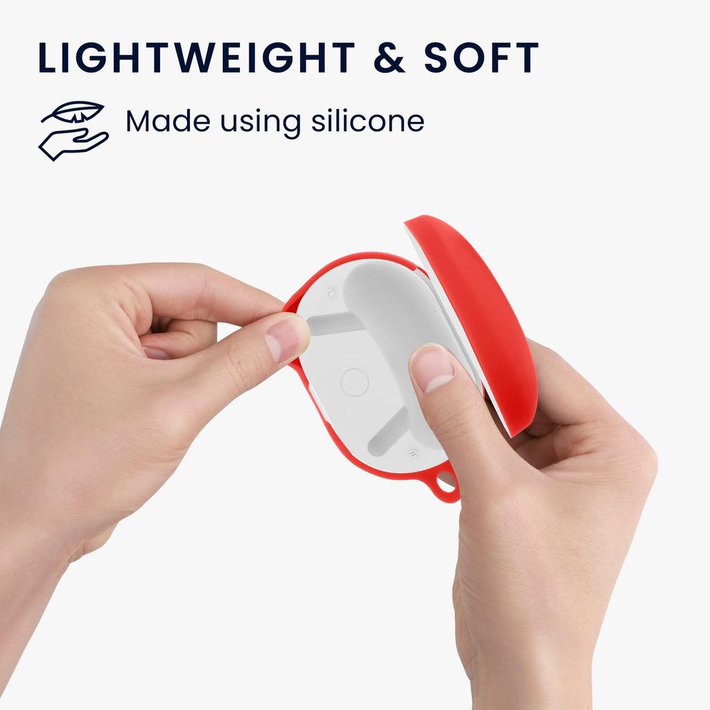 Kwmobile Earphone Case for Anker Soundcore Life P2 Mini Silicone Wireless Earphone Drop Red - Case, Protection,