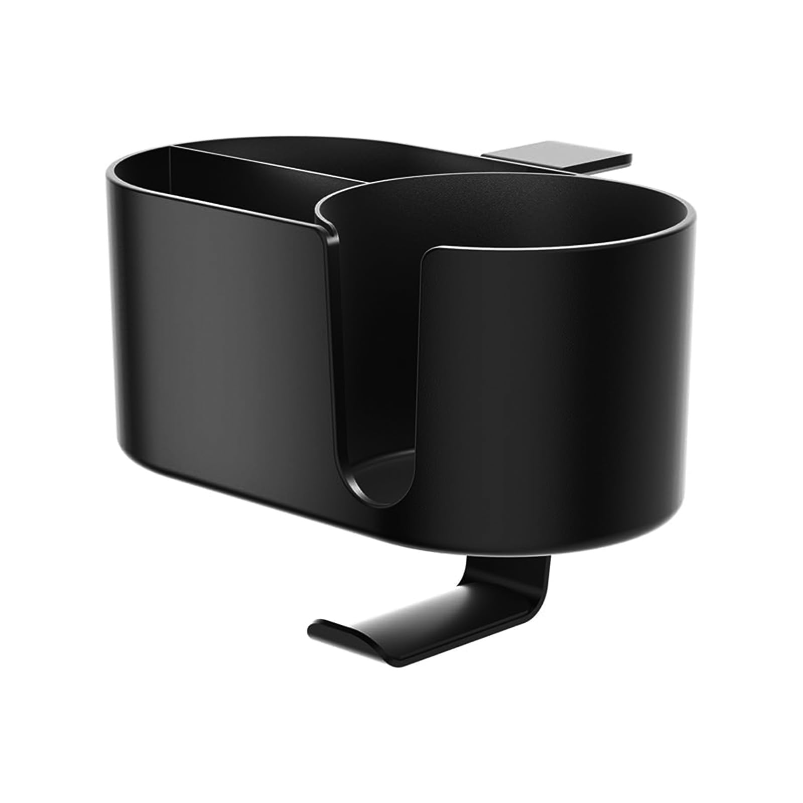 

Headphone Stand Desk Organizer Drink Holder Hook Headphone Hanger Desk Storage Bag Hanger No Drilling Required [KURASUUMO] (Black) чёрный