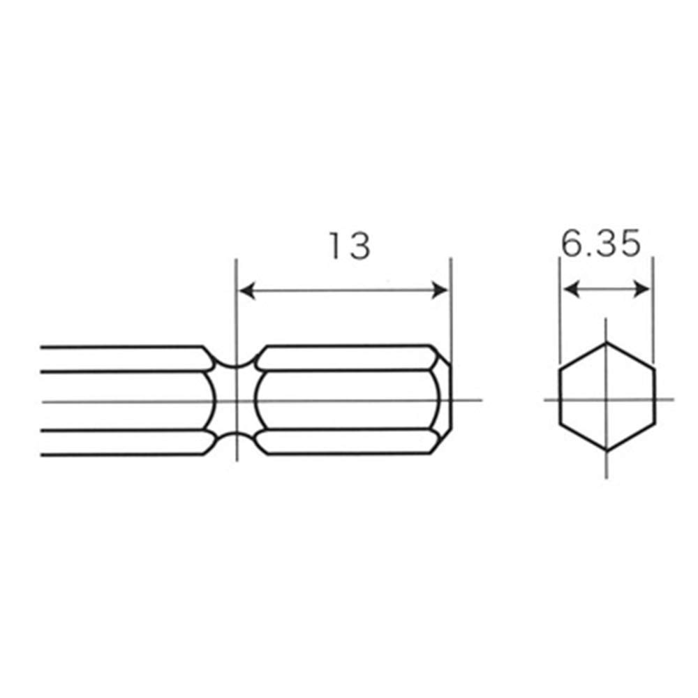 NACHI Hex Shank Metalworking Drill Bit Assortment 3-Piece Set 4.0mm, 5.0mm, 6.0mm (3P4-5-6) (Metalworking)