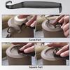 Ergonomic Grip Pottery Trimming Tool Iron Sculpture Tool Clay Modeling Tool  DIY Craft