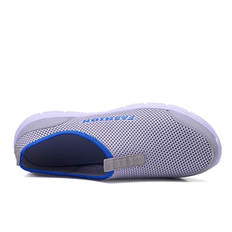 Casual Men Shoes Summer Sneakers Breathable Mesh Men Footwear Running Shoes Men's Lightweight Slip-on Sandals  De Hombre