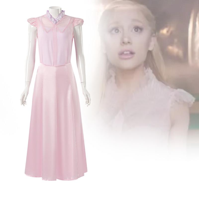 Enchanting Glinda Inspired Costume Dress For Halloween Retro Style Unisex Wearable Attire