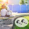For Intex ARU Threaded Plastic Pool Hose Adapter for 4000 2500 2000 1500 Gallon/Hour Filter Pumps with Threaded Hose Connections