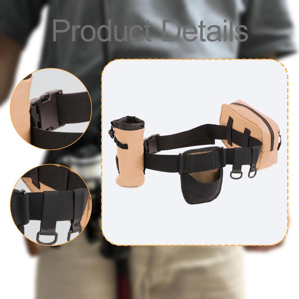 Adjustable Fishing Rod Holder Waist Belt Organizer Waterproof Pouch Sea Fishing Accessory Storage for Anglers