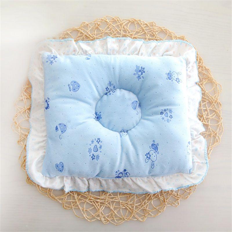 

Детская подушка, подушка для формирования головы новорожденного с защитой от отклонений, подушка для здоровья ребенка, подушка для защиты головы новорожденного, все сезоны синий