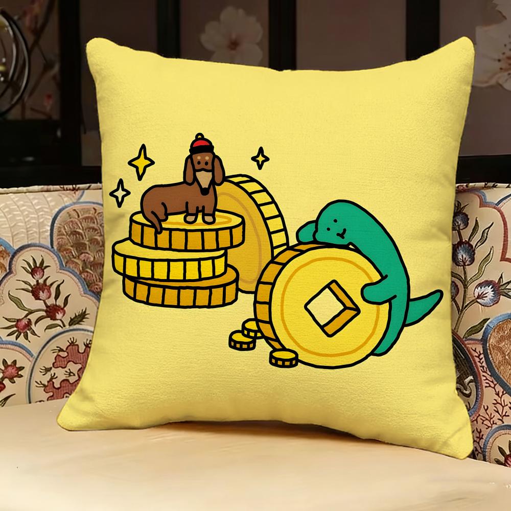 J-joguman Art Pillow Case Pillowcase, Double-sided Printed, Sofa Cushion, Bedroom Headboard Pillow