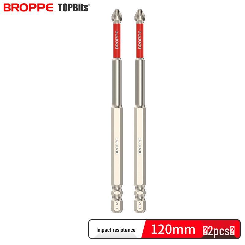 Impact-Resistant Magnetic Phillips Screwdriver Bit Set - High Torque, Non-Slip S2 for Electric Drills.