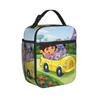 D-Doras The Explorers Insulated Lunch Bag for Men Women Food Container Reusable Thermal Cooler Lunch Box For Picnic