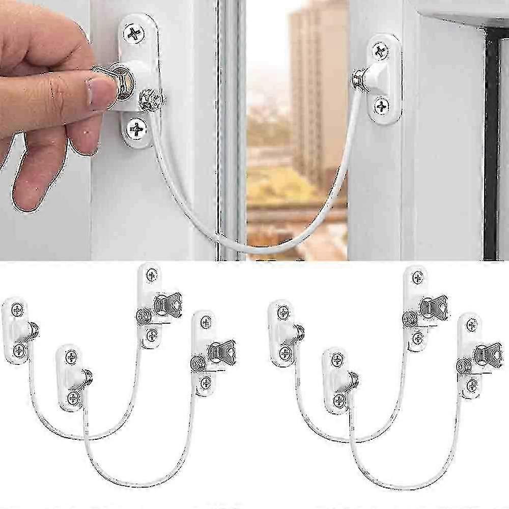 Case Pack Window Limit Lock Window Limiter Baby Safety Window Lock Window Lock Door Lock White