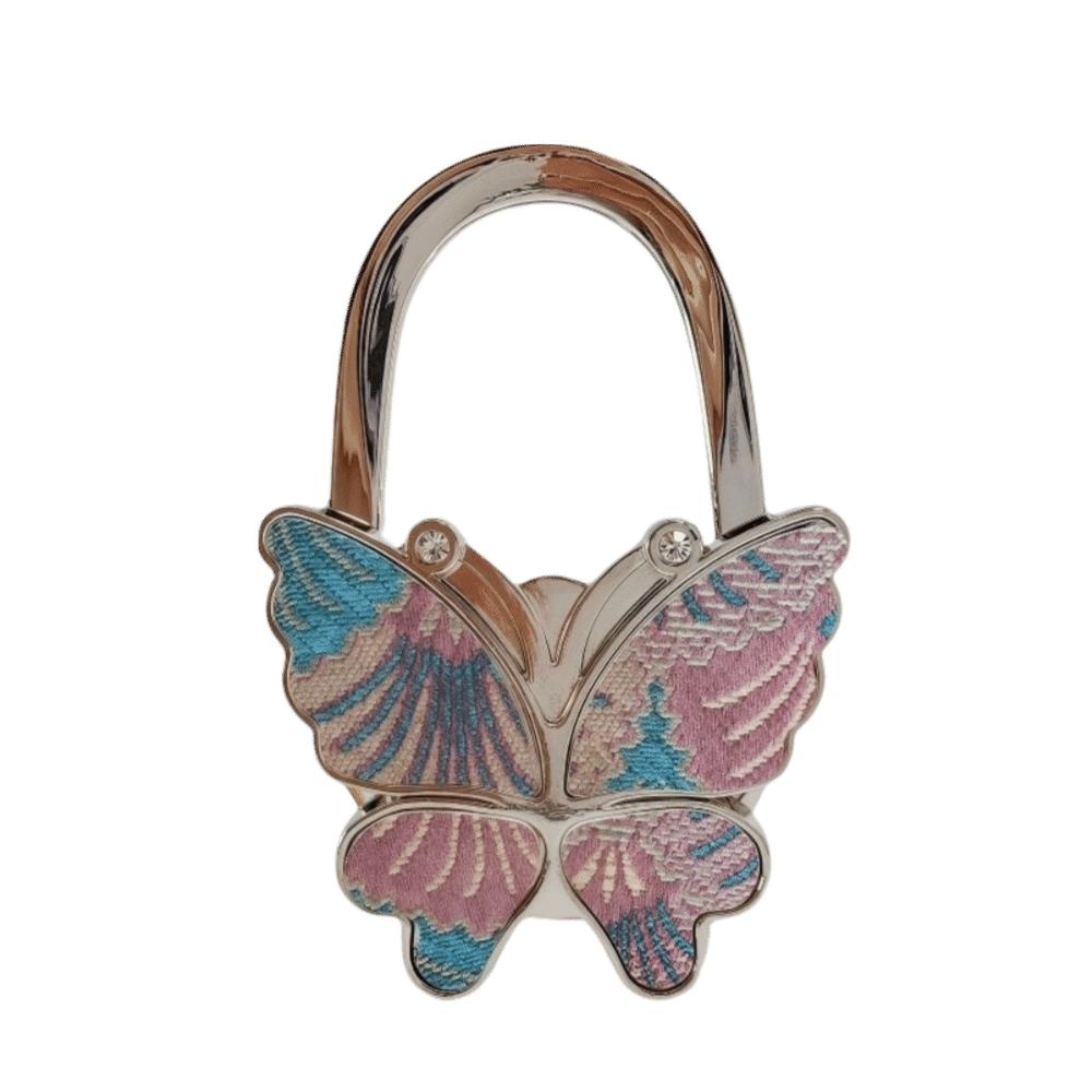 

Fashion Butterfly Handbag Hook for Women Portable Creative Purse Holder Foldable Durable Bag Hanger for Table