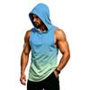 Sudadera con capucha sin mangas para hombre, chaleco de gimnasio, ajuste muscular, ligera, transpirable, secado rápido, camiseta sin mangas con capucha para entrenamiento, culturismo, ejercicio, fitness