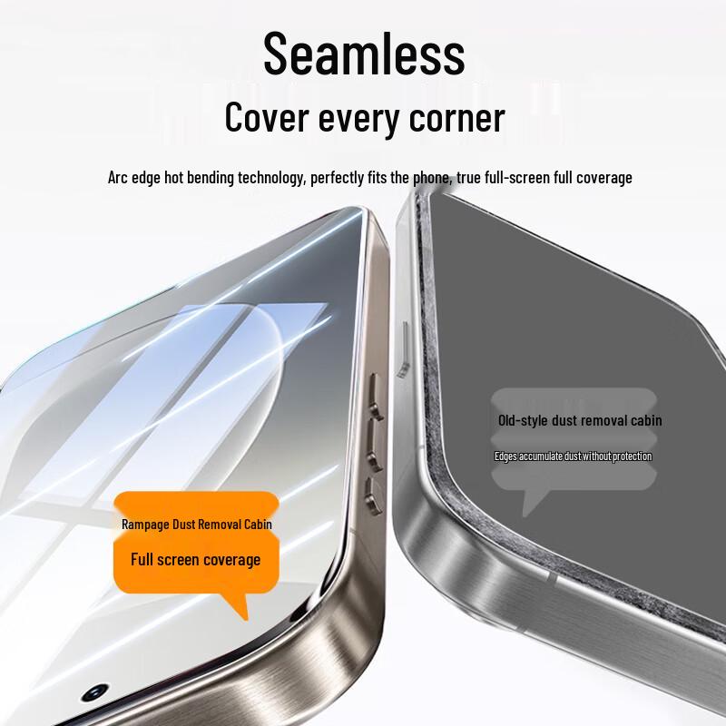 Baoxou Dust-Free Tempered Glass Screen Protector (2-Pack)