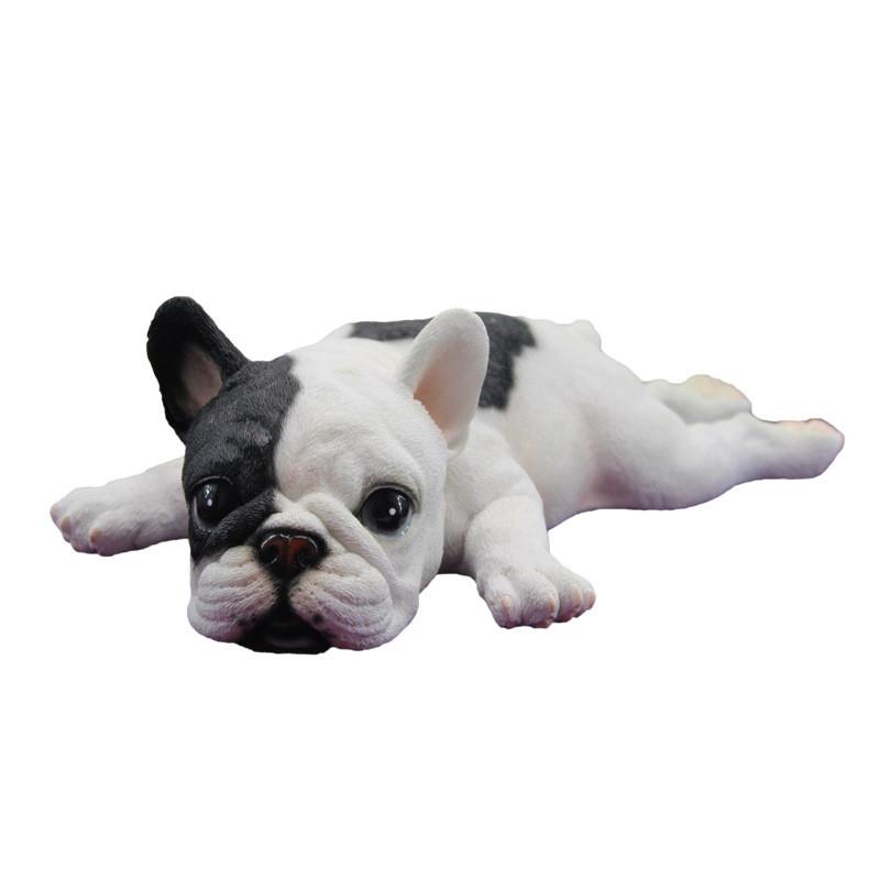 Simulated Bulldog French Model Tabletop Figurine Micro Decoration Landscape