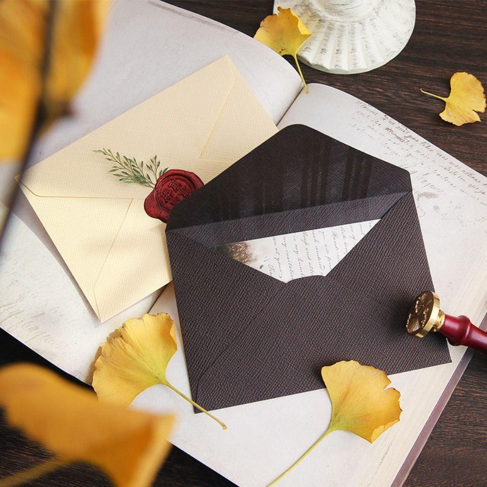 

10pcs Paper Envelope Greeting Cards Envelopes Western Invitation Envelopes Letter
