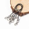 10/50pcs Lanyard Lariat Cords Lobster Clasp Rope Keychains Hooks Mobile Set Keyring Bag Accessories Key Ring