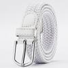 Unisex Elastic Stretch Canvas Belt - Korean Style Versatile Woven Waist Belt for Men and Women