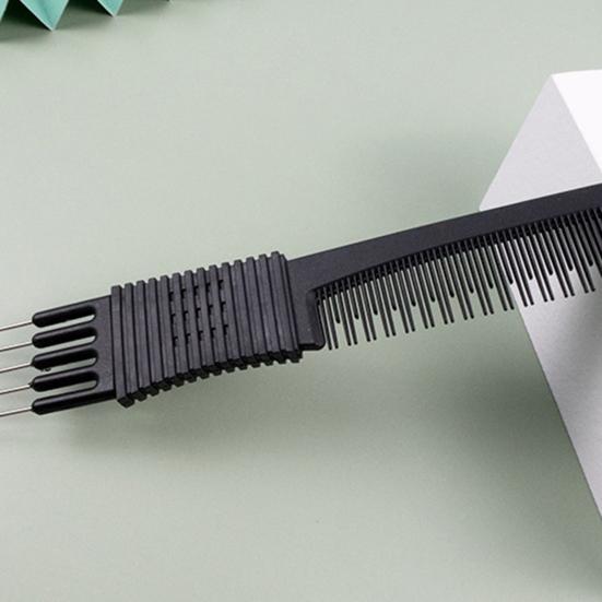 Teasing Combs 2 In 1 Practical for Home Fiber Lift Firm Carbon Teasing Combs