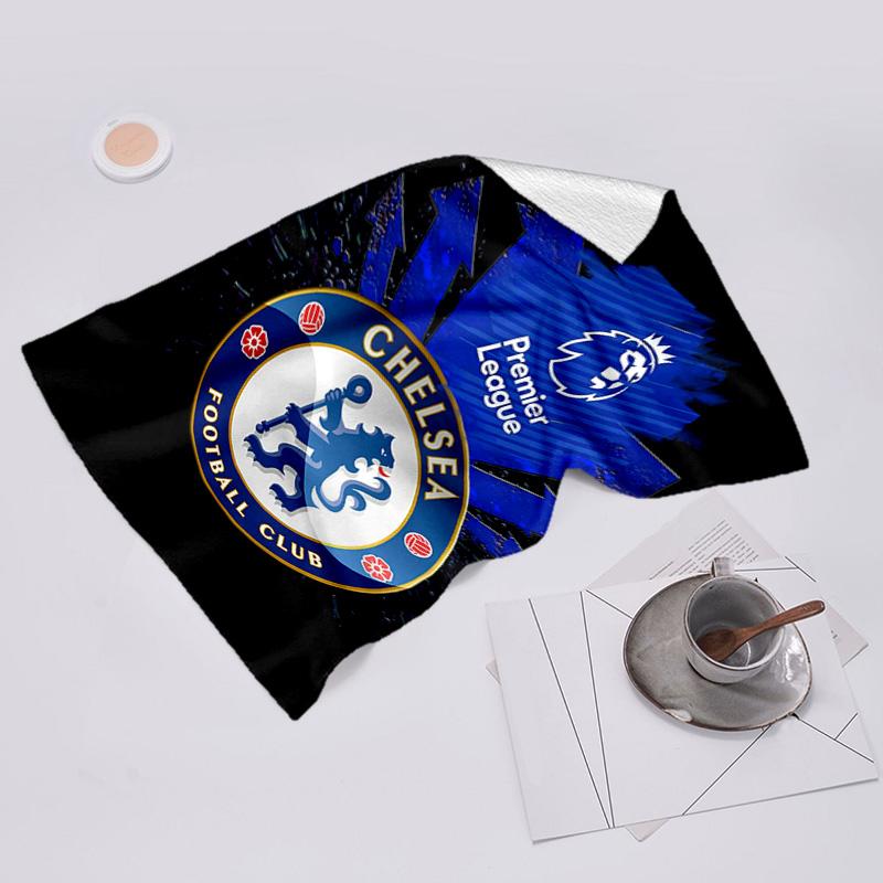 Proof Beach Towel with Chelsea FC Logo Pattern - Soft,absorbent,quick-drying,machine Washable - Perfect for Swimming,camping,bathing