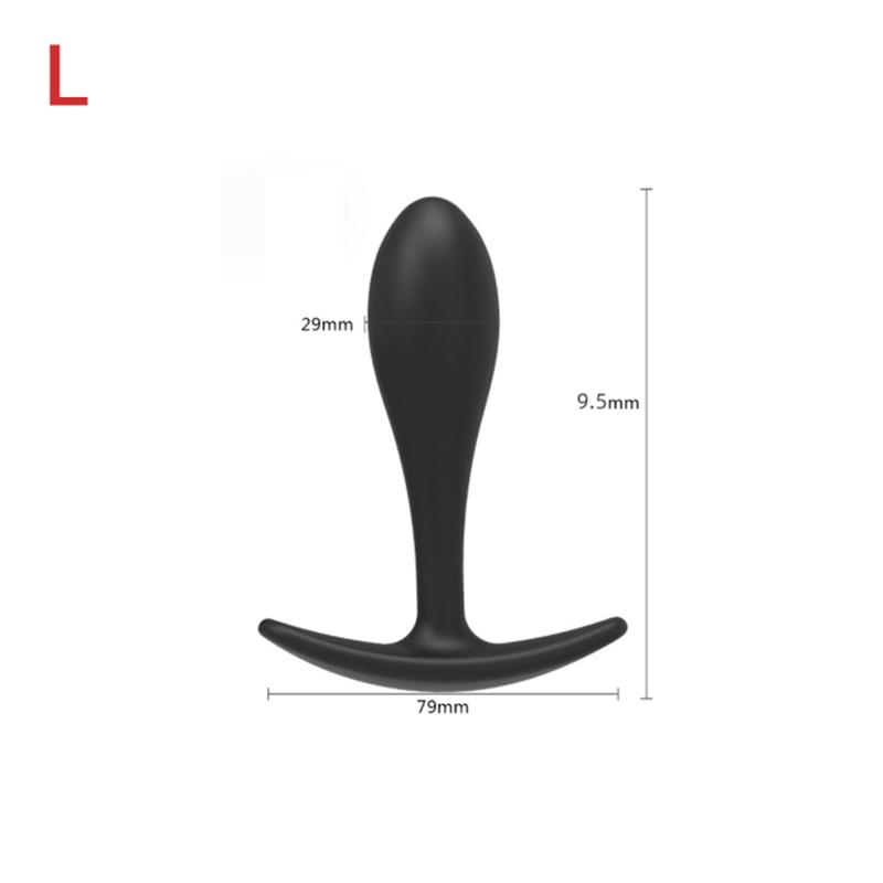 100% Safe Silicone Dildo Anal Plugs Butt Plug Unisex Sexy Stopper 3 Different Size Adult Sex Toys for Men/Women Trainer