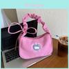 Trendy Canvas Shoulder Bag For Women 2023 Fall Fashion Retro Underarm Bag Street Style