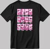 Cheshire Cat Moods Black TShirt
