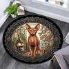 Genetic Research Cat Round Area Rug Under Office Chairs Bedroom Living Room Home Decor