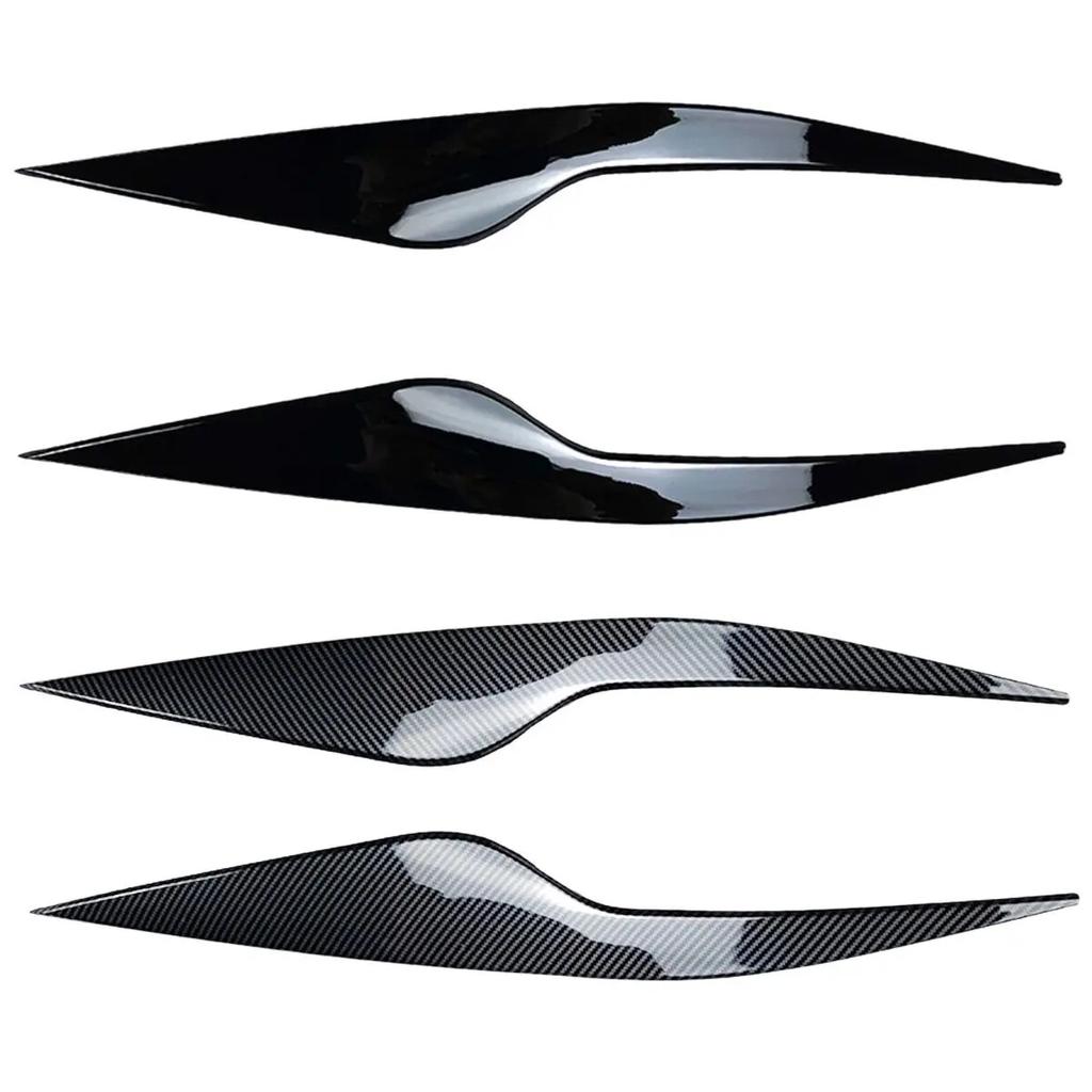 ABS Strålkastarögonbryn Ögonlock Strålkastarklistermärke Ögonlock för FORD Focus 2 MK2 2.5 Exteriört Skydd Trim Biltillbehör 2008-2011