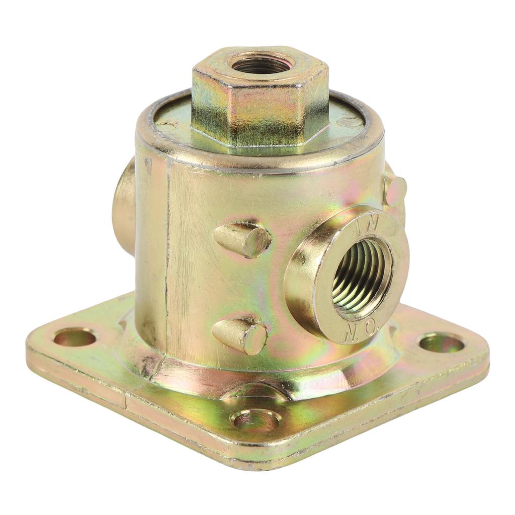 3 Way Valve 90554615PTP Metal 1 8in 1 4in NPT Port High Pressure Proof Stable Performance for Semi Trailer Truck