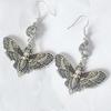 Hot Selling Gothic Punk Retro Skull Moth Moon Cross Earrings