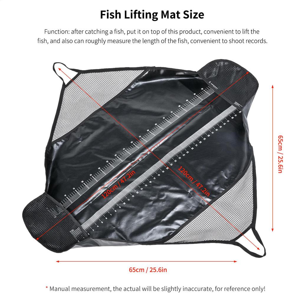 Fish Weigh Sling Bag Fishing Unhooking Weigh Sling Bag Digital Scale Protections Mat  Puncture-resistant