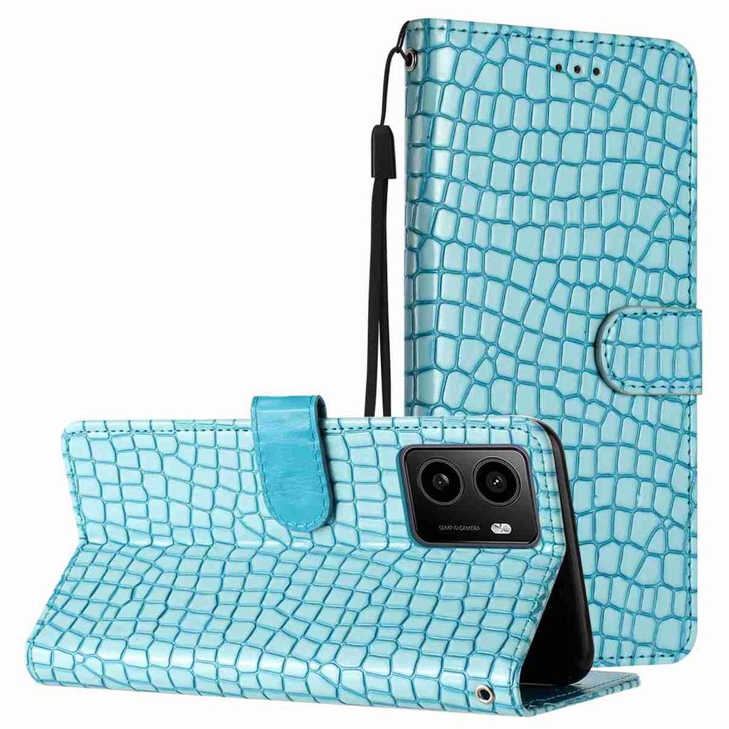 Krokodil-Mode-Handyhülle für Nokia-Serie.Nokia C110 C12 C2 C210 C22 C300 C310 C32 G310 XR21...,Geldbörse aus Kunstleder mit Kartenfächern & Stoßfest