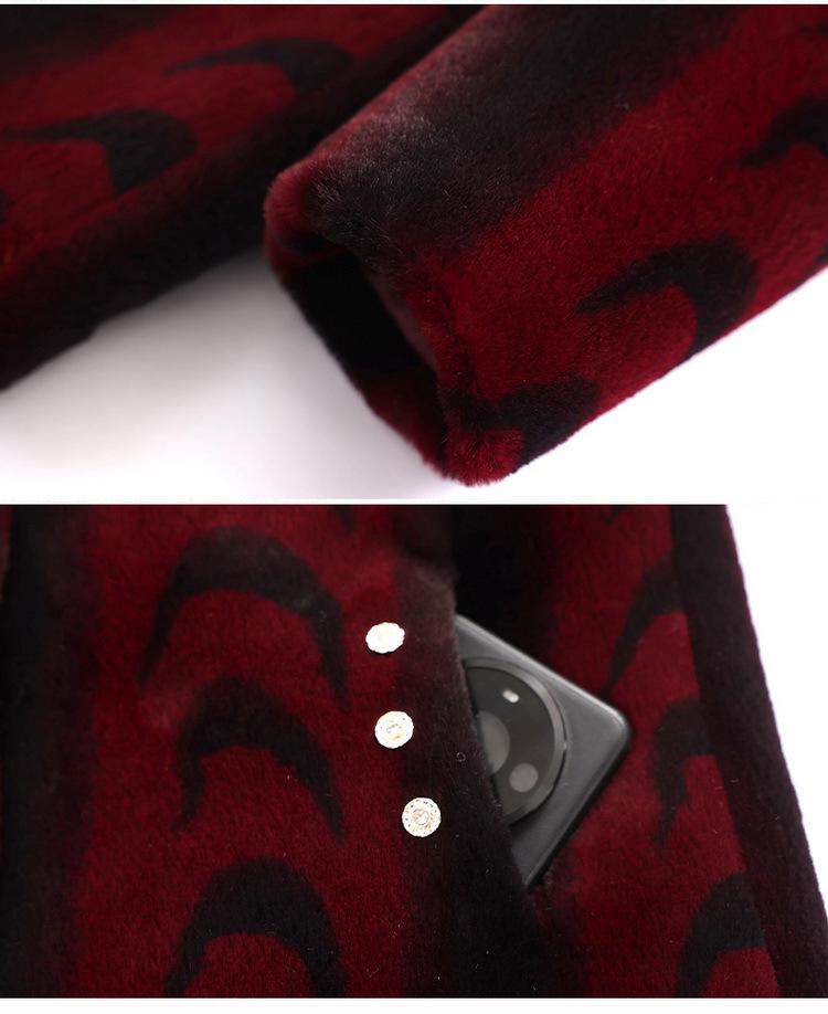 Mink Velvet Coat for Middle-Aged & Elderly Women – 2025 New Style Velvety Thickened Winter Outerwear