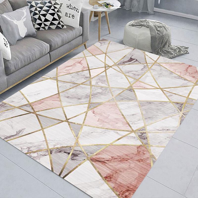 Marble Geometric Abstract Living Room Carpet Nordic Minimalist Modern Style Living Room Carpet