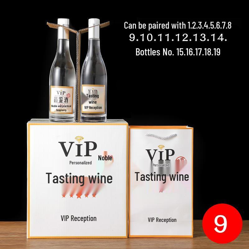 500ml Transparent Glass Bottle for Baijiu, Western Liquor, Homebrew, or Fruit Wine - Refillable and Customizable