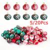 5PCS/Pack DIY Adorn Bright Color Handmade Decorations Christmas Environmentally Friendly Parties Festive Parties Christmas Tree