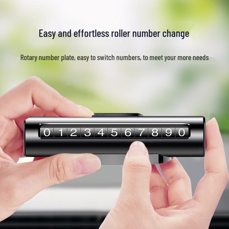 Shunyi Temporary Car Parking Number Plates with Digital Display