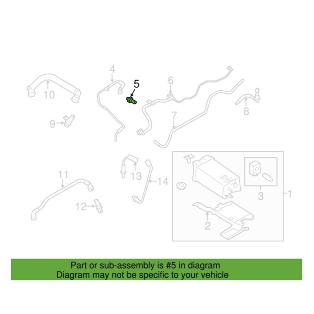 CM5250 BU5A9F972CA BU5Z9F972B Fuel Injection Pressure Sensor Replace
