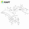 10pcs Styling Clips for BMW E36 E34 E38 E31 - OE# 51718108613