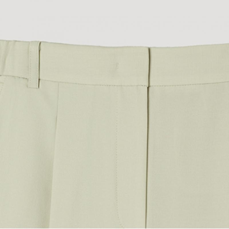 [Ea S miSS] Pantaloni Largi cu O Pliură și Bandă la Spate SwSSlp22050 Lb