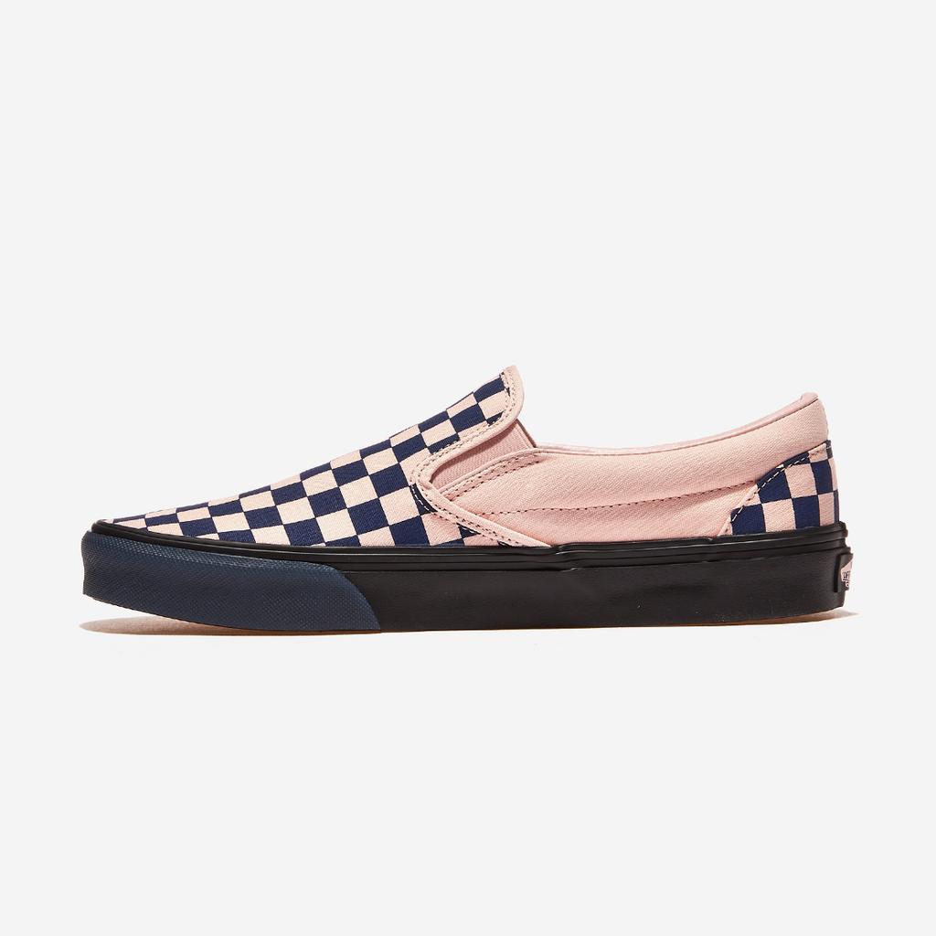 Vans Classic Slip-On - Checkerboard Navy/Pink [VN000EACGLE] [Shipped from Korea] 100% Authentic