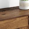 Wall Mounted Cabinet Set 2 Pcs Reclaimed Wood Look 69.5 X 34 X 90 Cm