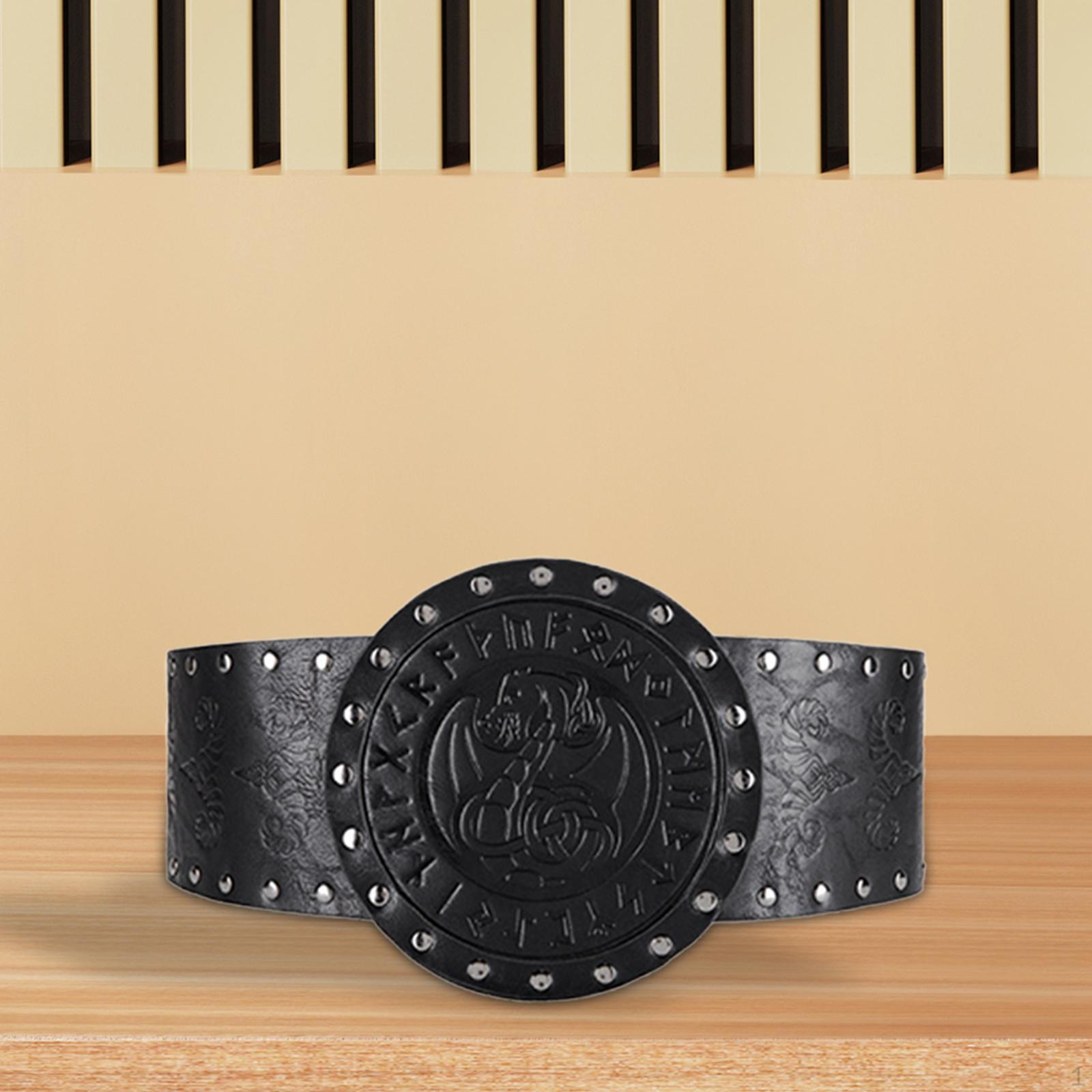 

Средневековый поясной ремень классического дизайна для выступлений Black